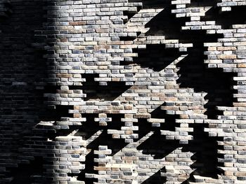 Full frame shot of brick wall
