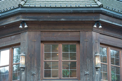 Low angle view of old building