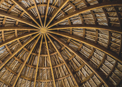 Low angle view of ceiling of building