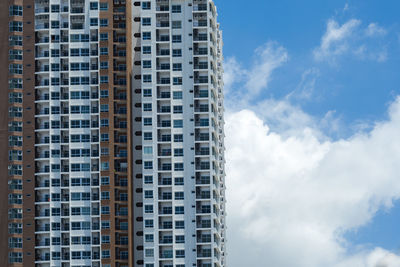 Low angle view of buildings against sky