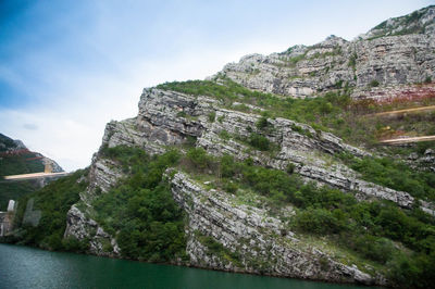 Low angle view of mountain