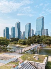 Songdo international business district, incheon, south korea