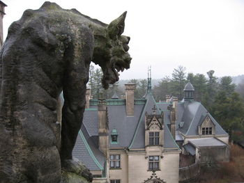 Low angle view of building against sky