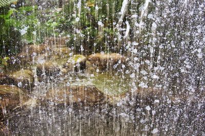 Full frame shot of water splashing