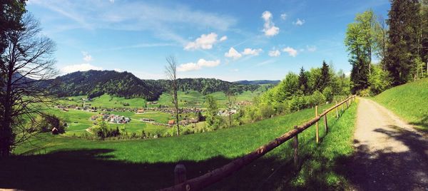 Scenic view of rural landscape