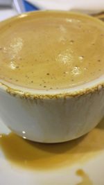 Close-up of coffee in cup