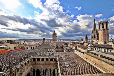 View of cityscape against sky