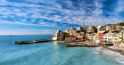 View of city at waterfront