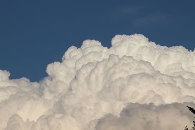 Low angle view of clouds in sky