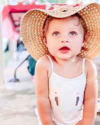 Happiness under a hat.