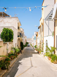 Street amidst buildings in city