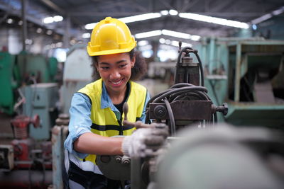 Man working in factory