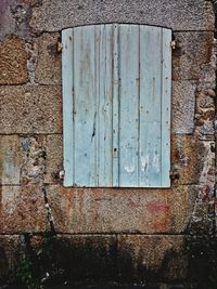 Close-up of weathered wall