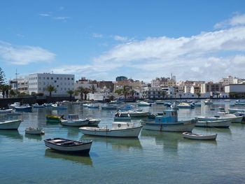 Arrecife and the island lanzarote