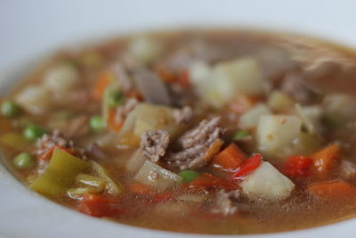 Close-up of food in plate
