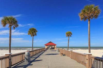 Pier on the beaches of clearwater beach