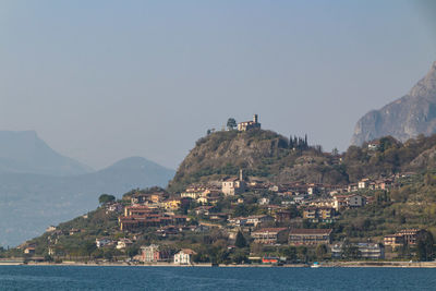 Buildings in city at waterfront