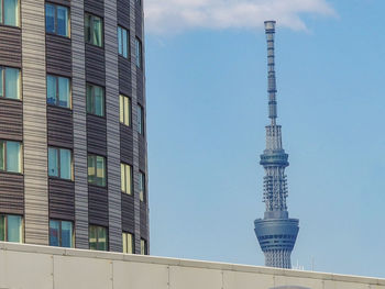 Low angle view of building against sky