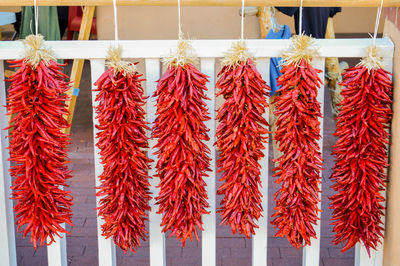 Red chili on display for sale