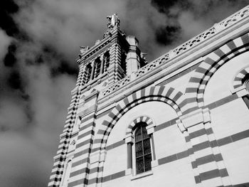 Low angle view of building against sky