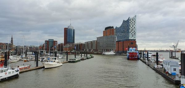 Hamburg harbour, elbphilharmonie