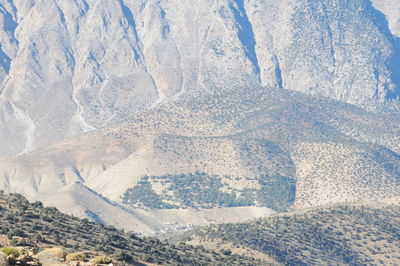 Full frame shot of snow covered land