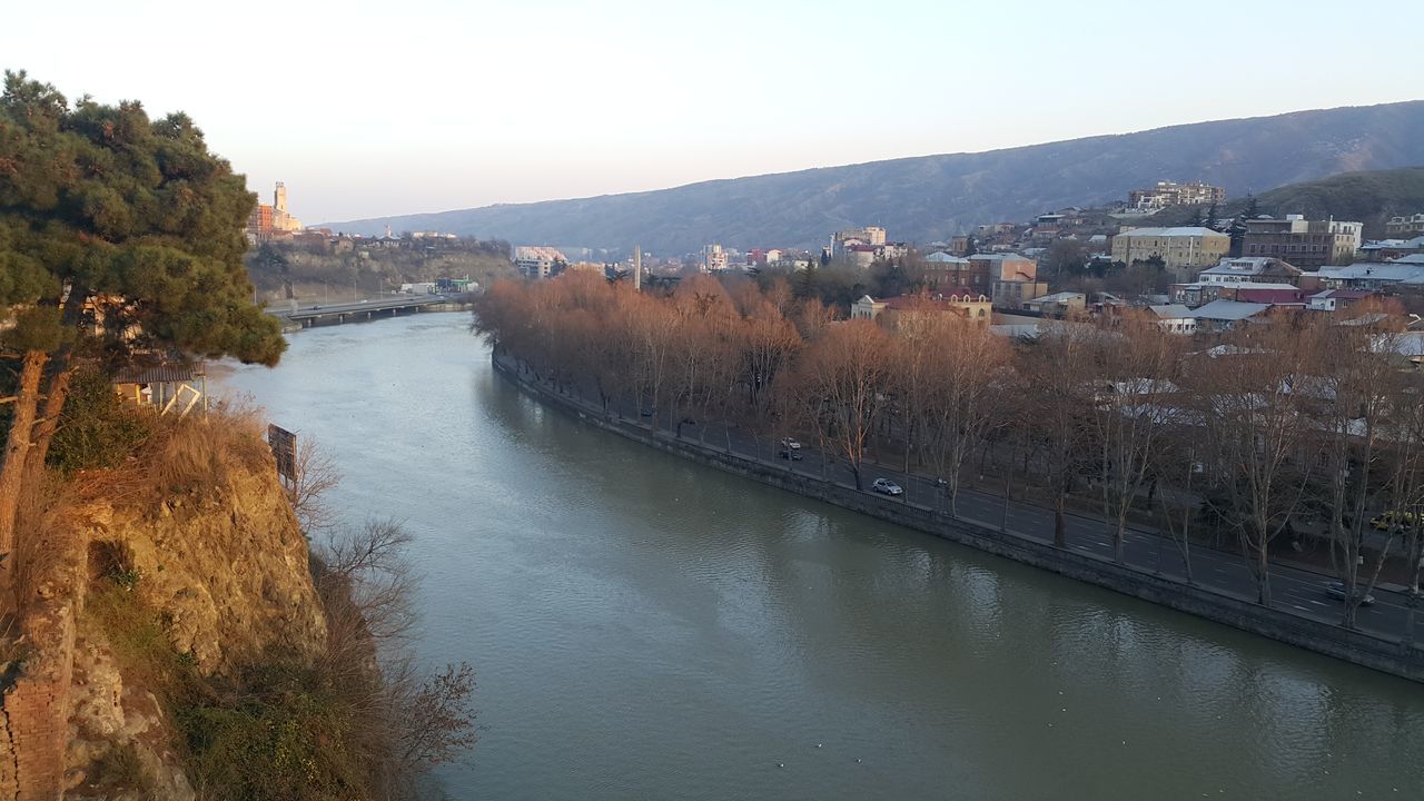 River Mtkvari Tbilisi Georgia