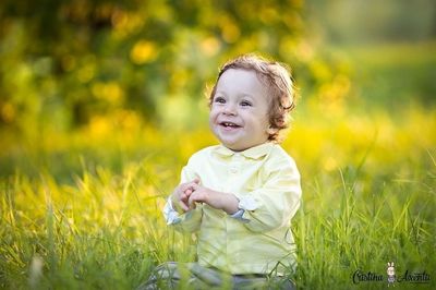 Portrait of a smiling boy