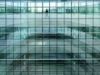 Man walking in building