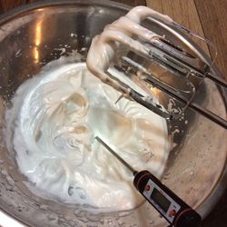 High angle view of ice cream in plate