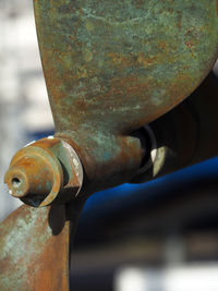 Close-up of rusty metal