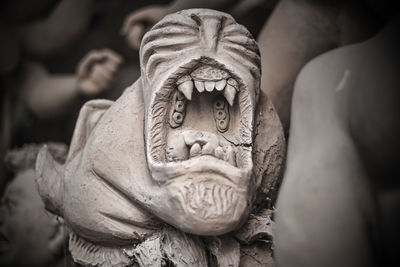 Close-up of buddha statue