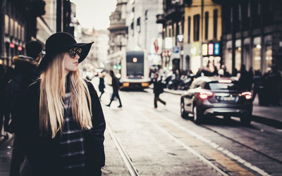 Woman on street