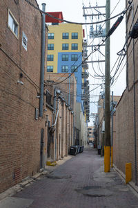 Street amidst buildings in town