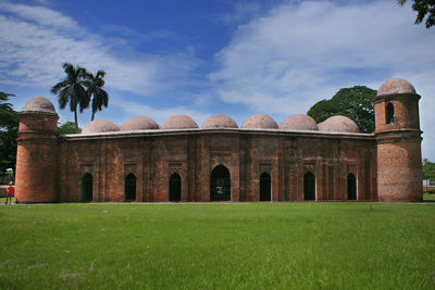 The sixty dome mosque  a unesco world heritage site. bagerhat.