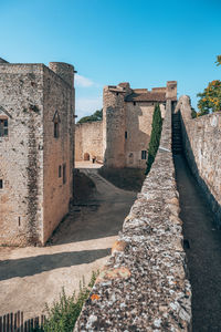 View of old ruins against sky