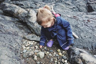 Full length of toddler girl