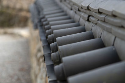 Close-up of roof tile