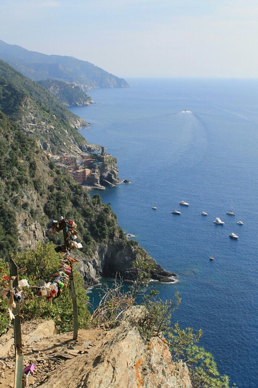 sea, horizon over water, water, tranquil scene, scenics, tranquility, beauty in nature, high angle view, nautical vessel, beach, coastline, nature, clear sky, shore, transportation, boat, idyllic, mode of transport, seascape, sky