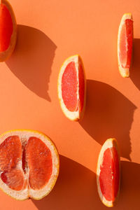 Close-up of strawberry cake