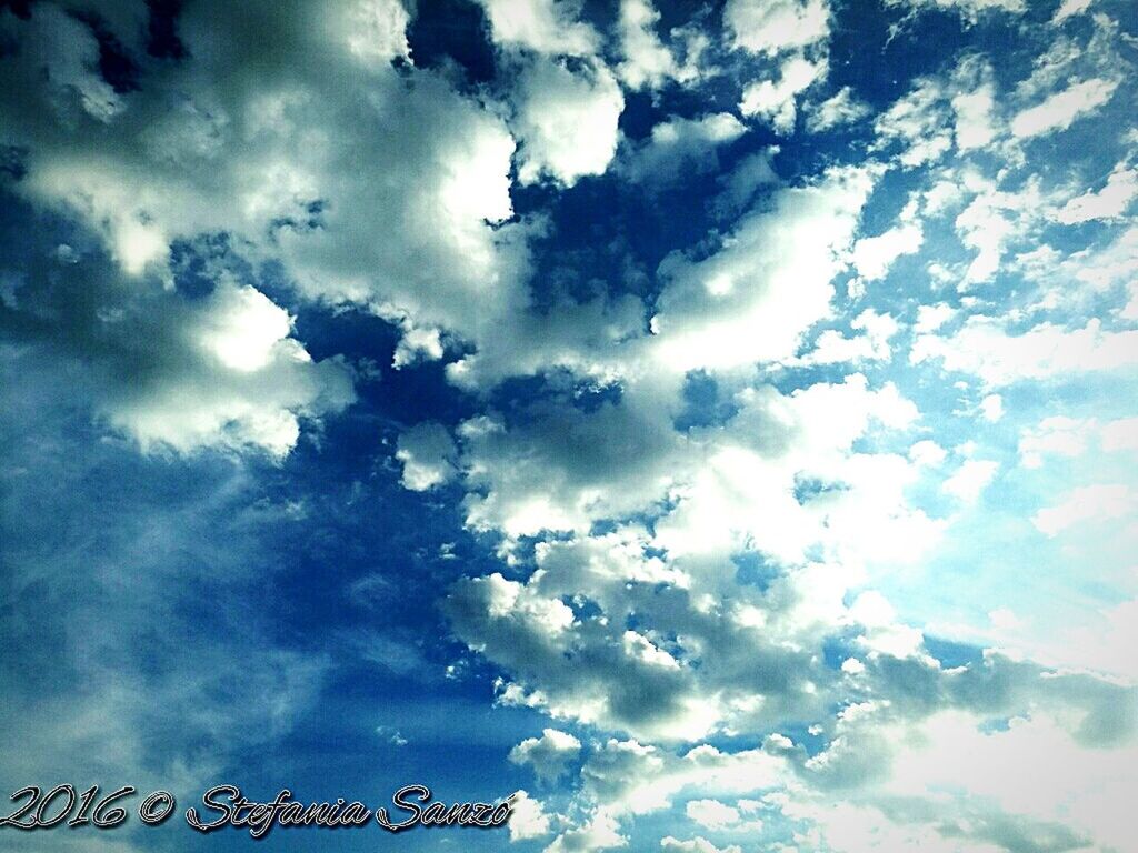 LOW ANGLE VIEW OF CLOUDY SKY