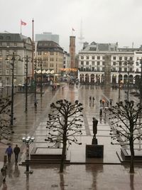 View of buildings in city