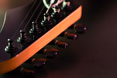 Close-up of guitar