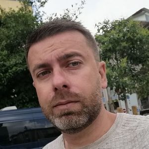 Close-up portrait of man