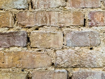 Full frame shot of stone wall