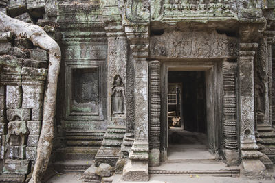 Entrance of old building