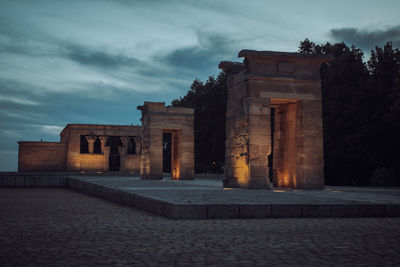 View of historic building against sky