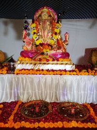 Low angle view of temple