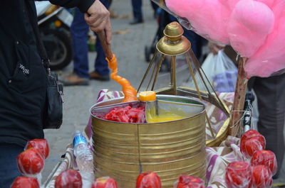 Candy seller in the bazaar