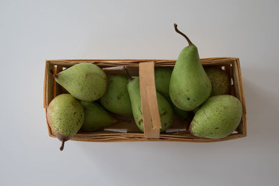 Close-up of fruits in basket